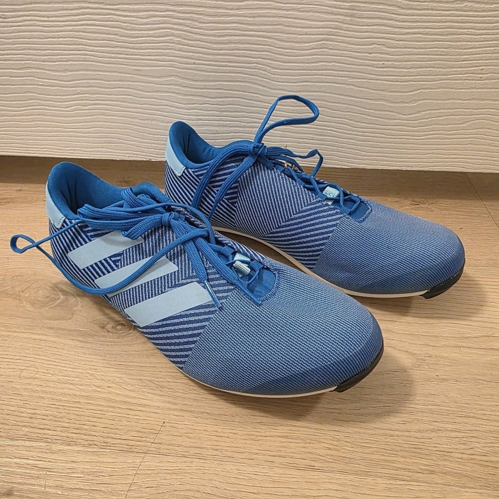 Adidas Blue Rush End Plastic Waste The Road Cycling Bike Athletic Shoes Size 7